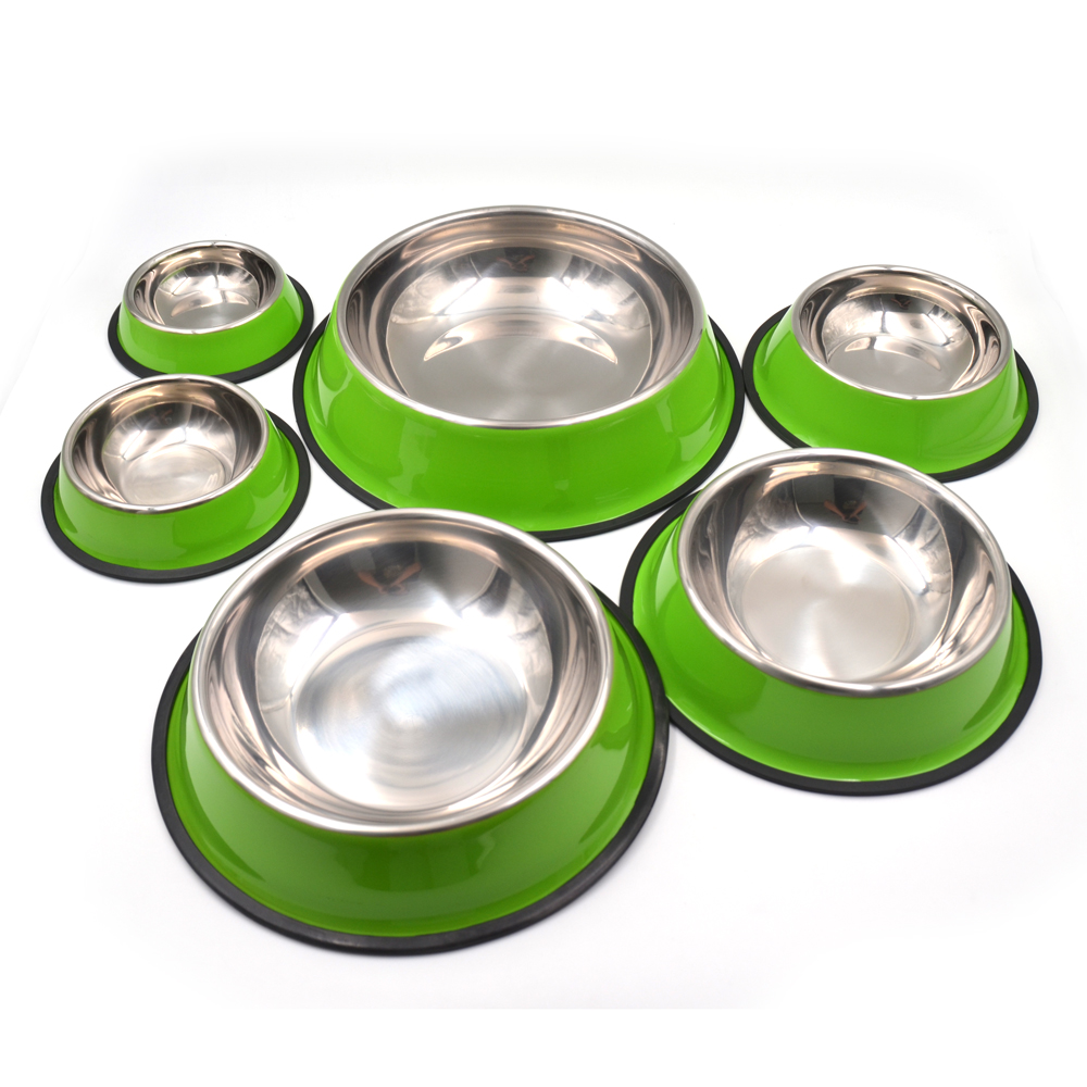 water and food bowls